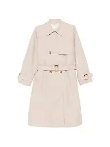 Пальто с пуговицами и поясом MRSPATTO Marina Rinaldi, бежевый