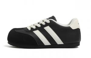 HUANQIU Низкие кроссовки German Army Trainers для женщин, устойчивые к истиранию, легкие, черно-белые