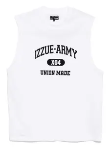 Топ с логотипом Izzue, белый