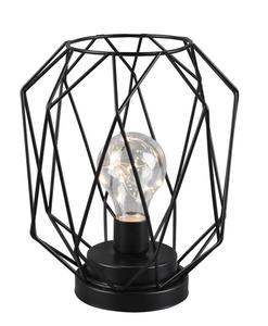 Настольная лампа MeineWunschleuchte ohne Kabel batteriebetrieb, черный