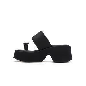 Резиновые тапочки-слайды женские ST&SAT, Ecru