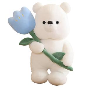 WELTSTON Тюльпан медведь розовый фиолетовый синий куклы плюшевая кукла 40см высота
