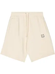 Спортивные шорты с нашивкой Maison Kitsuné, кремовый