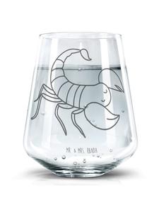 Стакан для питья знака зодиака Скорпион, не говоря ни слова, прозрачный Mr. & Mrs. Panda