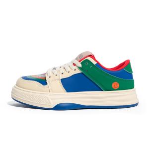 Humanism 1986 Низкие женские скейтерские кеды синие, цвет Blue