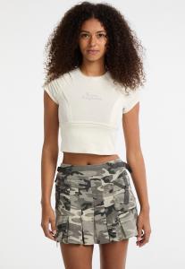 Футболка Guess LOGO STRASS, Creme/Beige