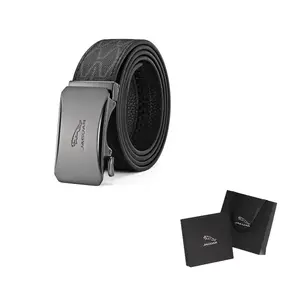 JAGUAR Кожаный ремень мужской, Black