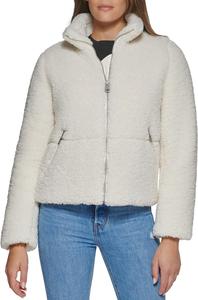 Женская стеганая куртка Levi's Breanna из искусственного меха (стандартные и большие размеры), Cream Sherpa