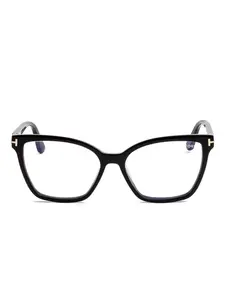 Клипсы-очки в форме "кошачий глаз" Tom Ford, черный