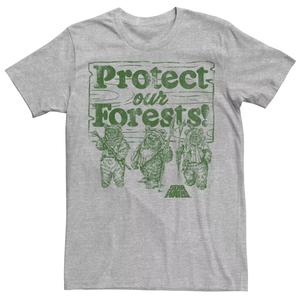 Мужская футболка Ewoks Protect Our Forests Camp Star Wars