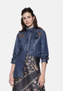 Блуза Marc Cain Button-down blouse, Indigo Blue/Blue