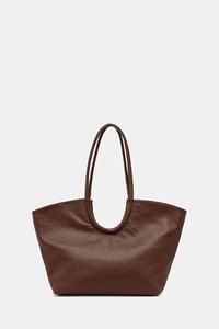 Кожаная сумка Answear.LAB, коричневый