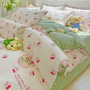 LUOLAI HOME Комплект постельного белья 4 предмета, простыня, размер 200x230 см