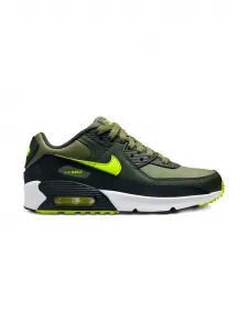Кроссовки Air Max 90 Medium Olive/Volt Nike Kids, зеленый