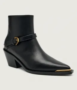 Кожаные сапоги Connie Texan Coccinelle, черный