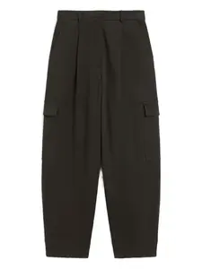 Карго-брюки из дрилла 'S Max Mara, зеленый