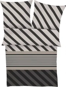 Постельное белье IBENA BUGATTI Flannel BL 155x220 см серое пододеяльник Ibena