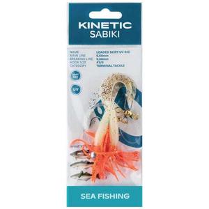 Оснастки Kinetic Sabiki Loaded Skirt UV, прозрачный