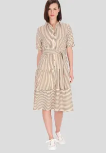 Платье-Рубашка Usha, Brown Offwhite