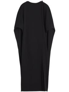 Платье миди с аппликацией от Lanvin, черный