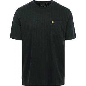 Текстурная футболка цвета бронзы lyle scott с карманом и логотипом Lyle & Scott, серый