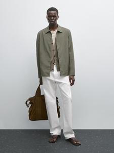 Обычная техническая куртка Massimo Dutti, серый