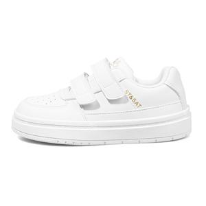 Нескользящие и износостойкие дышащие низкие детские кроссовки для скейтбординга ST&SAT KIDS, кремовый/бежевый