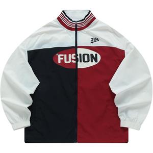 FILA FUSION Куртка мужская зубчатая маренго, Tooth Maroon