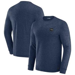 Мужская футболка с длинным рукавом j palmer navy new england patriots four down Unbranded
