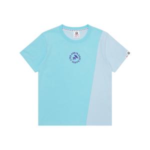 Футболка из хлопкового джерси с тисненым логотипом *A Bathing APE Aape, синий