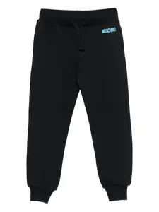 Спортивные брюки с логотипом Moschino Kids, черный