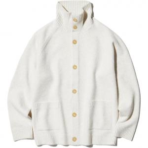 Свитер унисекс молочно-белый Uniqlo, слоновая кость