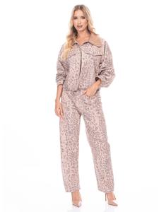 TRUEDAMES Брюки с леопардовым принтом