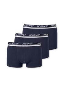 Комплект мужских шорт из 3 шт. - серия Uncover, трусы, S-3XL uncover by SCHIESSER, темно-синий