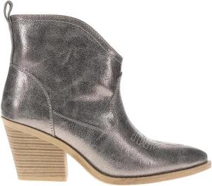 Женские ботильоны ROPER Adriana с заостренным носком, на низком каблуке и без застежки, серебристого цвета, размер 1-2