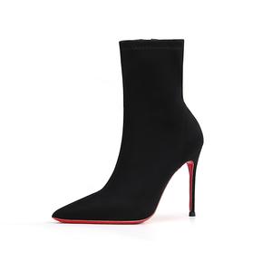 Ботильоны женские MERY CAREY MO, Nude Fleece-Lined[6Cm]