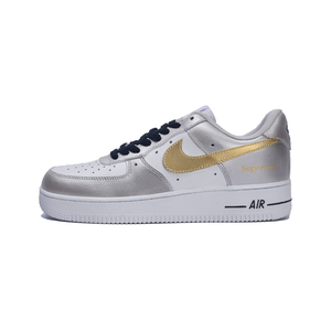 Nike Кроссовки Air Force 1 Unisex низкие Gold/Silver
