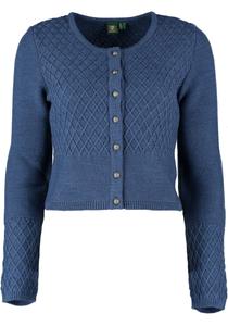 Кардиган OS Trachten Strickjacke Swoyar, цвет jeans
