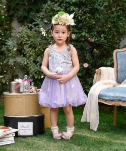 Платье из воздушных шаров с цветами и лентами Panpantutu, цвет My Melody