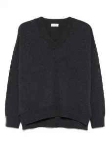 Свитер с V-образным вырезом Peserico, серый