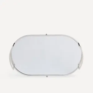Kebeli El Corte Inglés стеклянный поднос с зеркалом, серебро