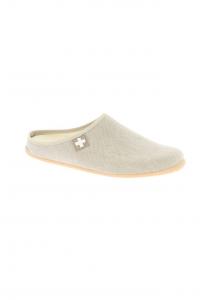 Тапочки хлопковые - швейцарский крест Living Kitzbühel, цвет linen