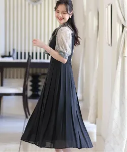 Классическое кружевное платье, идеально подходящее для свадеб, вечеринок, торжественных случаев и встреч выпускников Pourvous, цвет Army Khaki