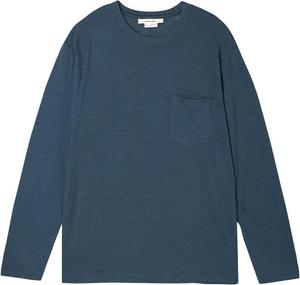 Футболка с длинным рукавом Icebreaker, терморегулирующая, мериносовая шерсть, удобная, унисекс, 150% мериносовая шерсть, длинный рукав, карман, IT62371, унисекс для взрослых