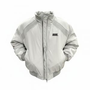 Пуховик Unisex Stand Collar Thickened HUANQIU, светло-серый (flagship)