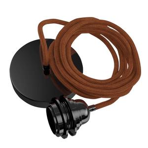 Подвесной светильник Hoopzï Hang 1, коричневый