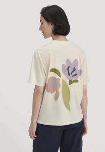 Футболка Hessnatur Print T-shirt, Natur/Beige