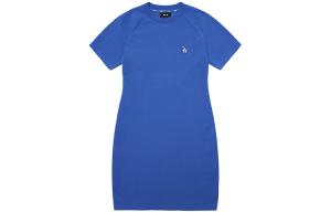 MLB Женское синее платье с короткими рукавами