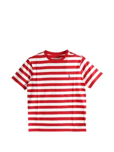 Футболка в полоску Polo Ralph Lauren Kids, красный