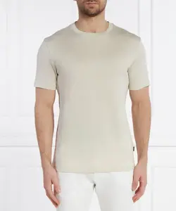 Футболка тибурт Regular fit Boss, бежевый